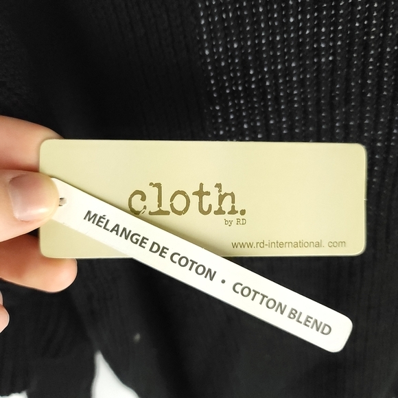 NEW CLOTH By RD Blk Tiered Ruffle Sleeve Sweater - Picture 5 of 6